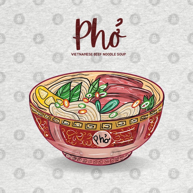 Pho, Vietnamese beef noodle soup by LePetitShadow